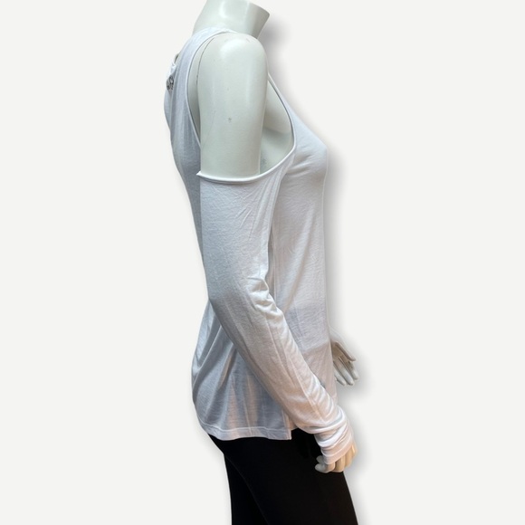 Sam EDELMAN white cold shoulder long sleeve - Picture 3 of 8
